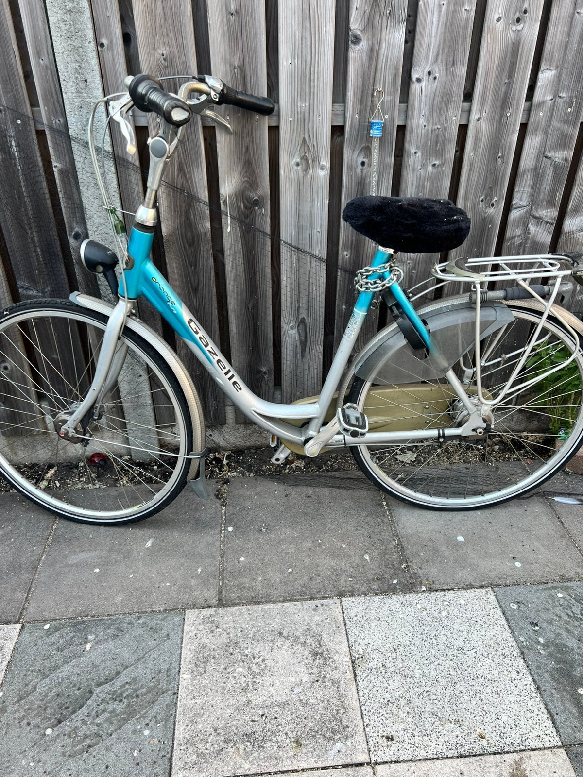 Fiets, Fietsen en Brommers, Fietsen | Dames | Damesfietsen, Ophalen, 53 tot 56 cm, Versnellingen, Zo goed als nieuw
