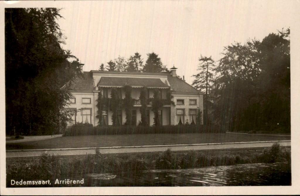Dedemsvaart - Villa - Achterzijde, Ophalen of Verzenden, 1920 tot 1940, Ongelopen, Overijssel