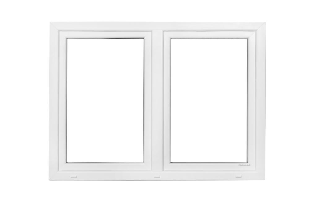 Kunststof Draaikiep draaikiep b150 x h110 RAL 7016 / 9016, Kunststof, Raamkozijn, Niet ingevuld, Nieuw