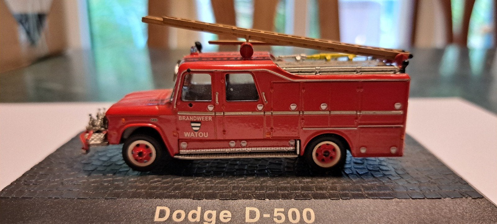 dodge d 500 brandweer 1:72, Overige merken, Auto, Groter dan 1:32, Ophalen of Verzenden