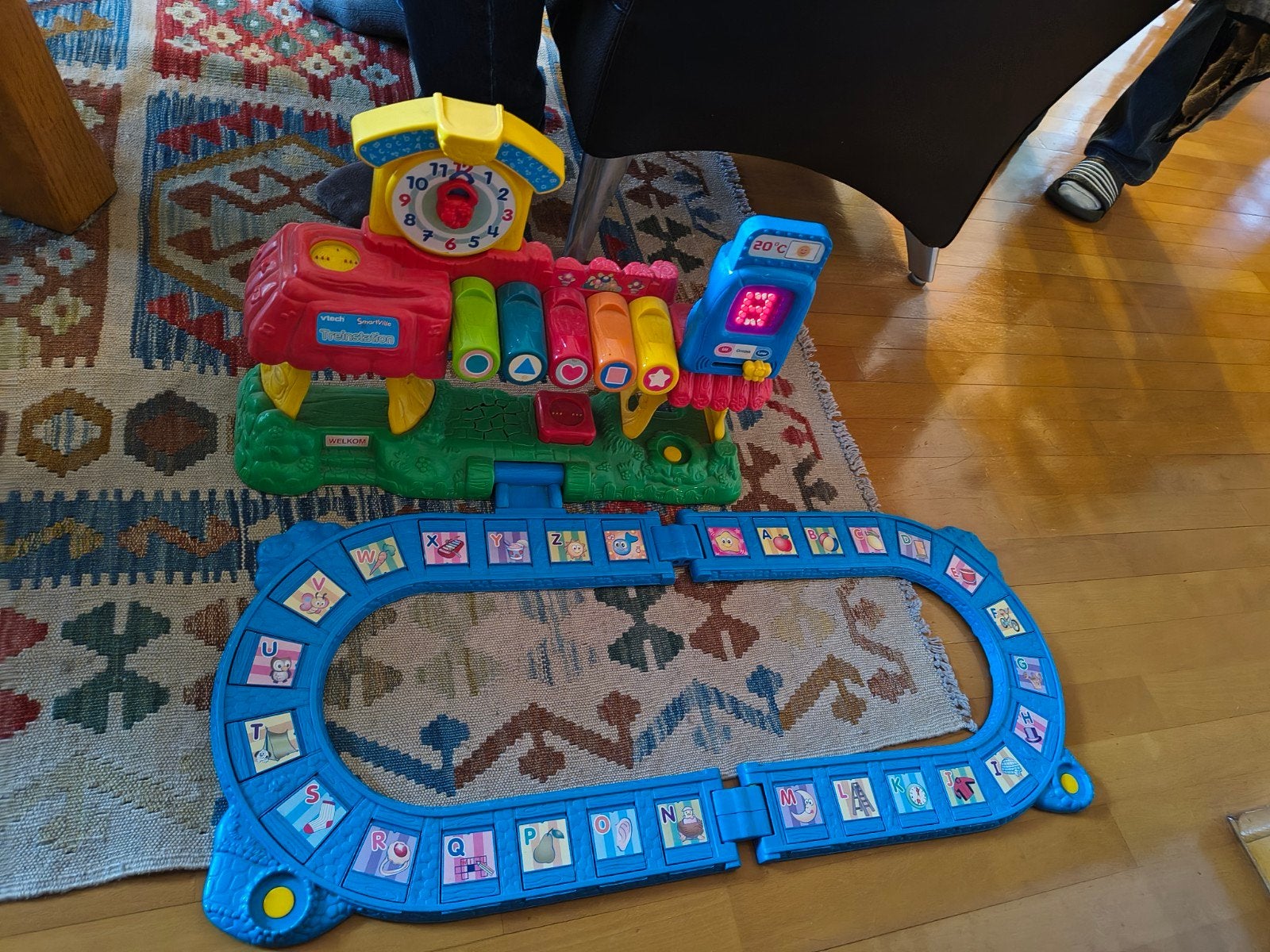 VTech SmartKids Treinstation met licht en geluid, Ophalen, Gebruikt, Ontdekken, Met licht