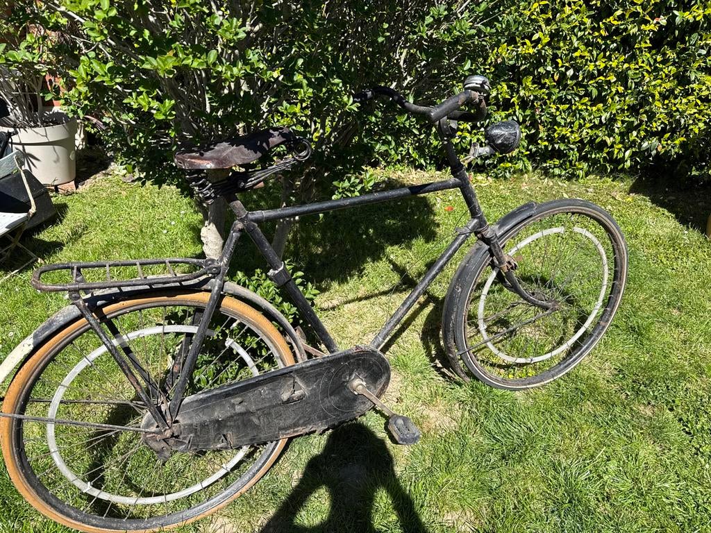 Oude herenfiets - Opknapper rond 1900, Overige merken, Gebruikt, Velgrem, Ophalen of Verzenden