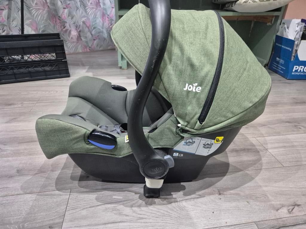 Joie i-Snug autostoel - Groen - Zo goed als nieuw, Overige merken, Autogordel, Zo goed als nieuw, 0 t/m 13 kg