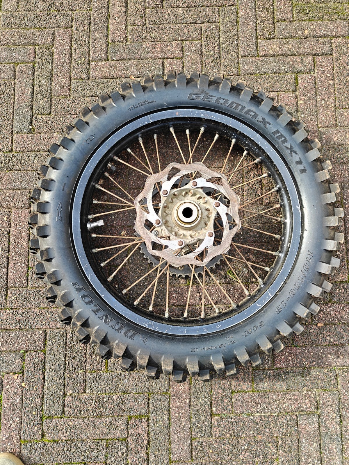 Excel cross velg met schoepen, nieuw tandwiel en lagers, Ophalen, Gereviseerd