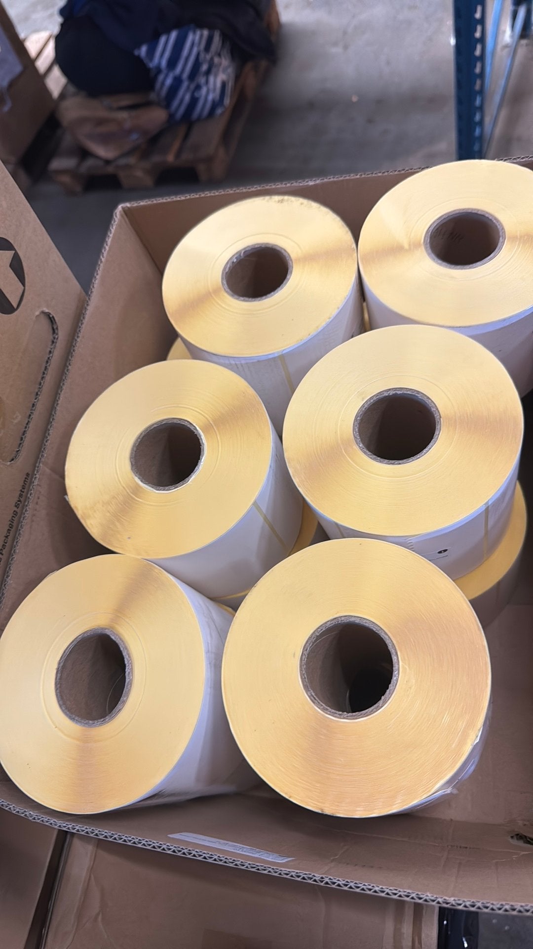 Thermo eco permanent 100 x 150 mm K25 á 500 per rol, Ophalen, Nieuw