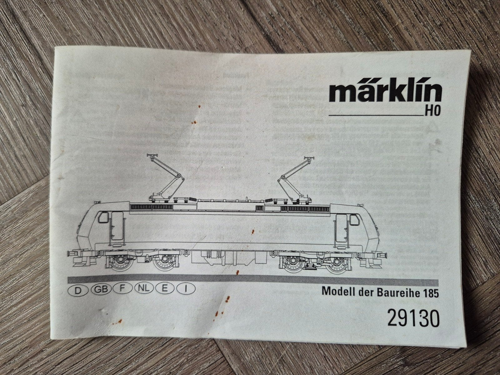 Marklin boekje van de 29130., Wisselstroom, Gebruikt, Märklin, Boek, Tijdschrift of Catalogus