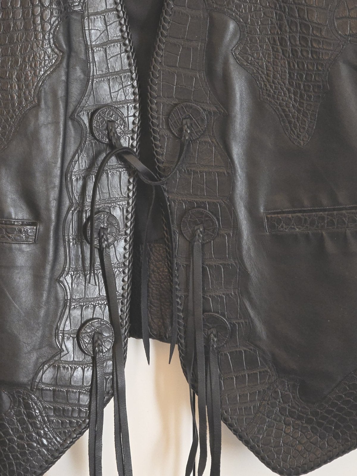 Exclusief Alligator Leren Jack/Hesje - Perfecte Staat, Ophalen, Zo goed als nieuw