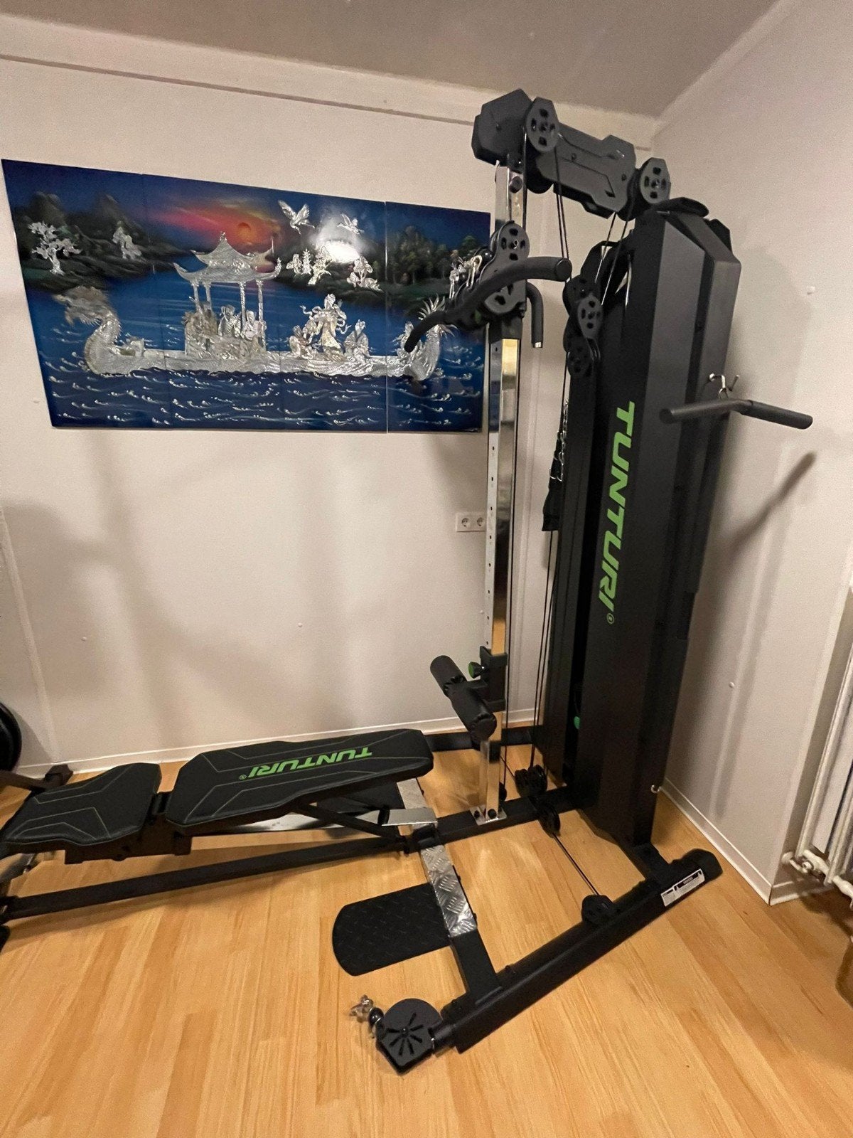 Tunturi HG80 Krachtstation - Home Gym met extra accessoires, Ophalen, Benen, Krachtstation, Zo goed als nieuw