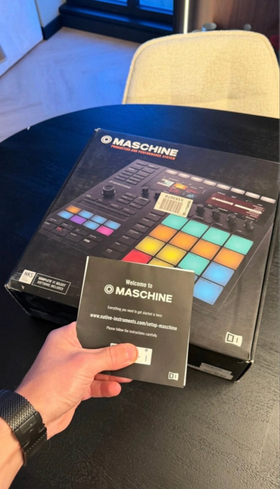 Native Instruments Maschine MK3 - with box and decksaver, Muziek en Instrumenten, Drumcomputers, Ophalen of Verzenden, Zo goed als nieuw