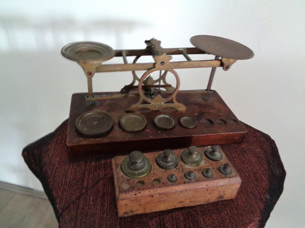 S. Mordan & Co antieke weegschaal, brievenweger, origineel, Ophalen