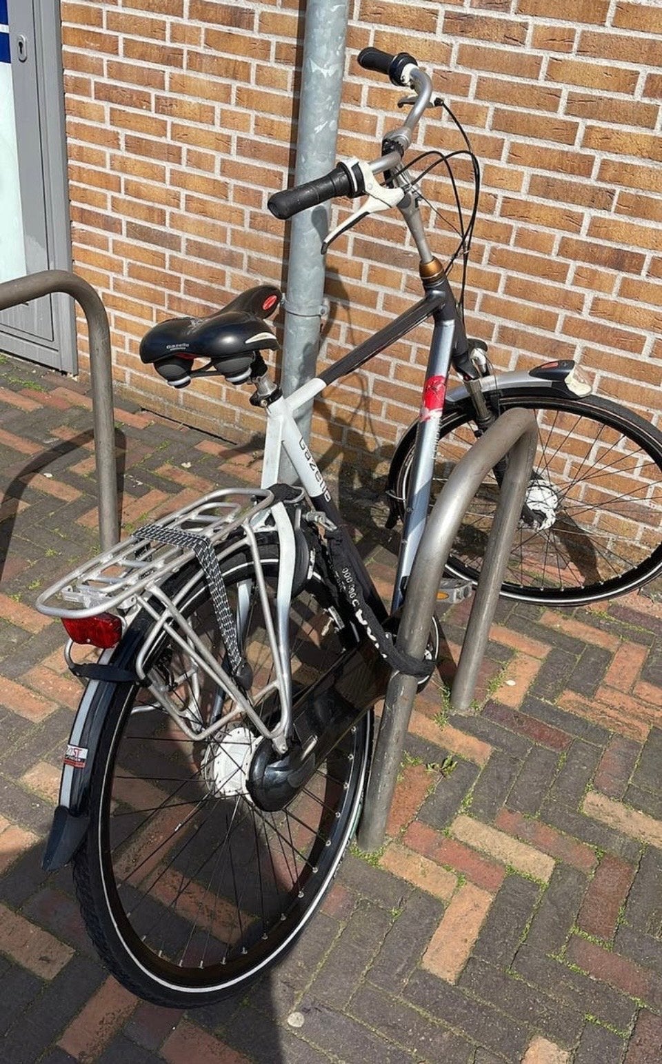 Gazelle herenfiets 61-65cm, compleet met sloten, Fietsen en Brommers, Fietsen | Heren | Herenfietsen, 61 tot 65 cm, Ophalen, Gebruikt