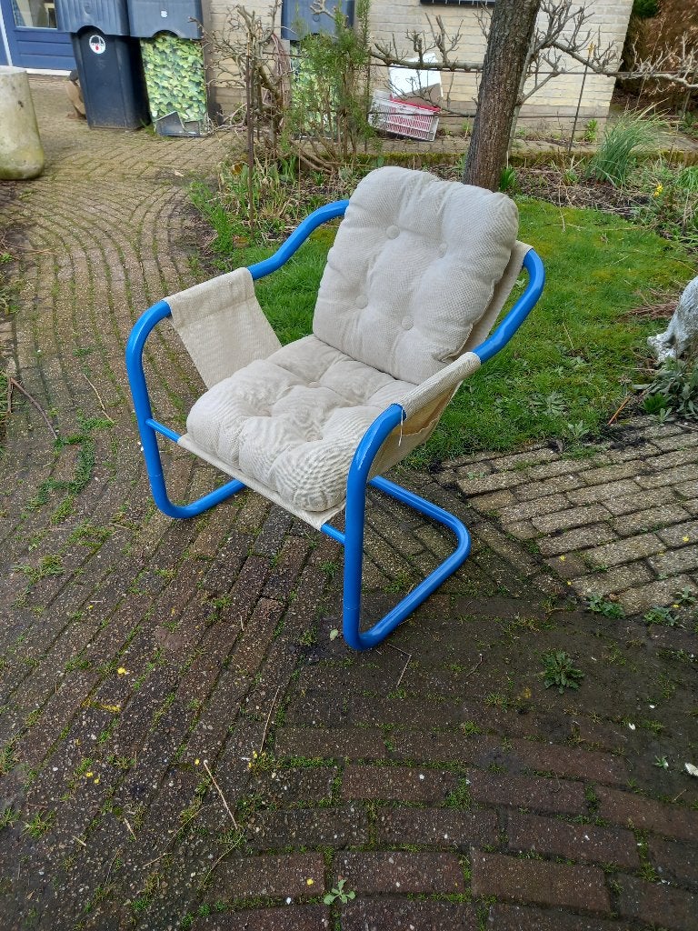 Vintage ikea retro buisframe stoel, Thomas jelinek, Ophalen, Huis en Inrichting