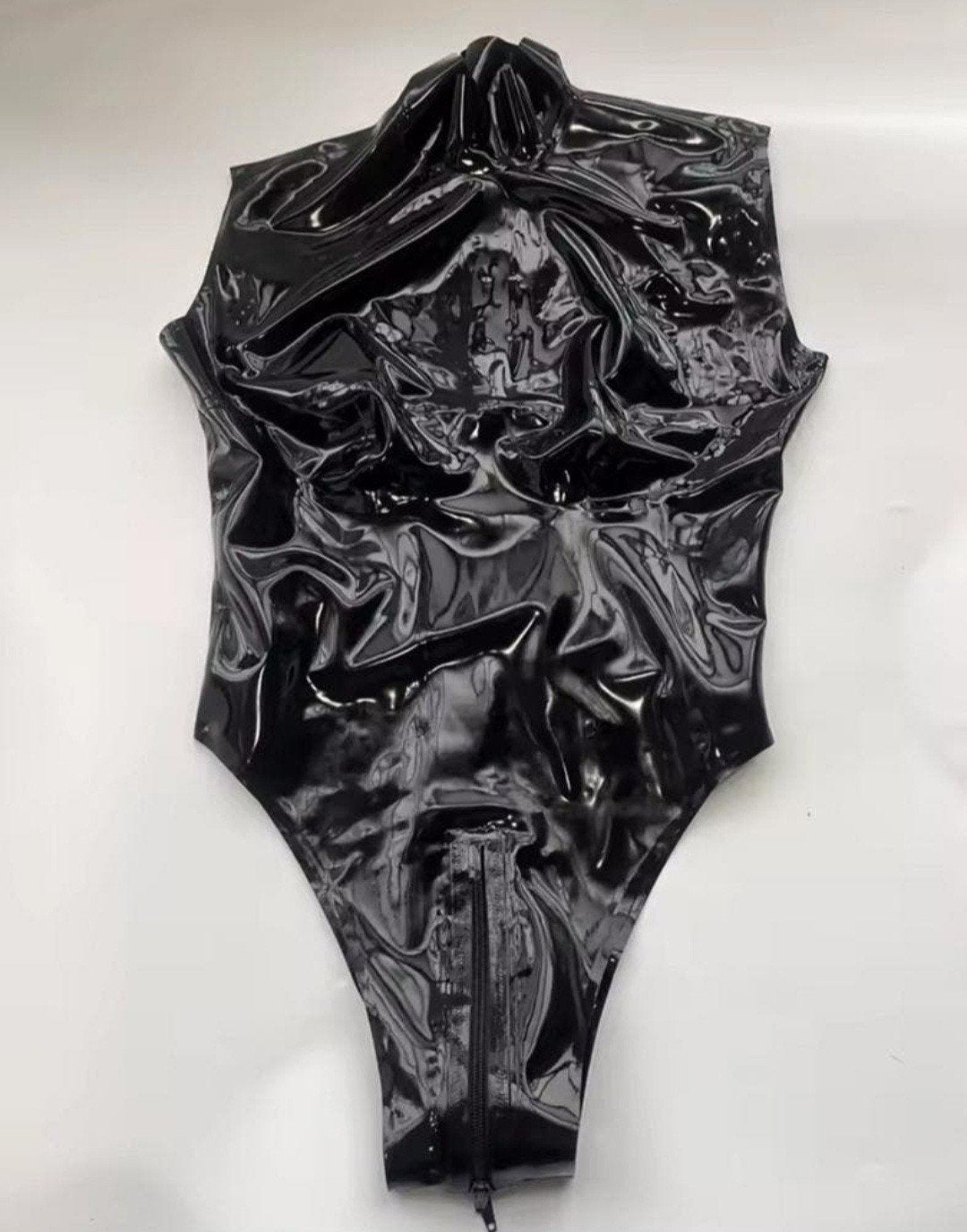 Mooie Latex Rubber Bodysuit met Hoge Kraag, tm 3XL, Verzenden, Nieuw