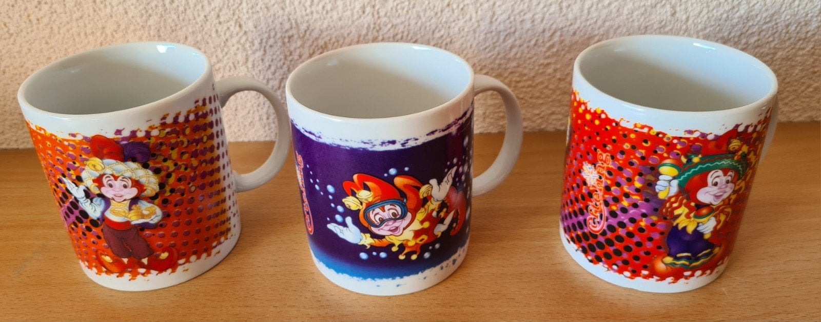 Vintage Efteling Bekers - Pardoes en Pardijntje, Verzamelen, Efteling, Ophalen of Verzenden, Zo goed als nieuw, Gebruiksvoorwerp