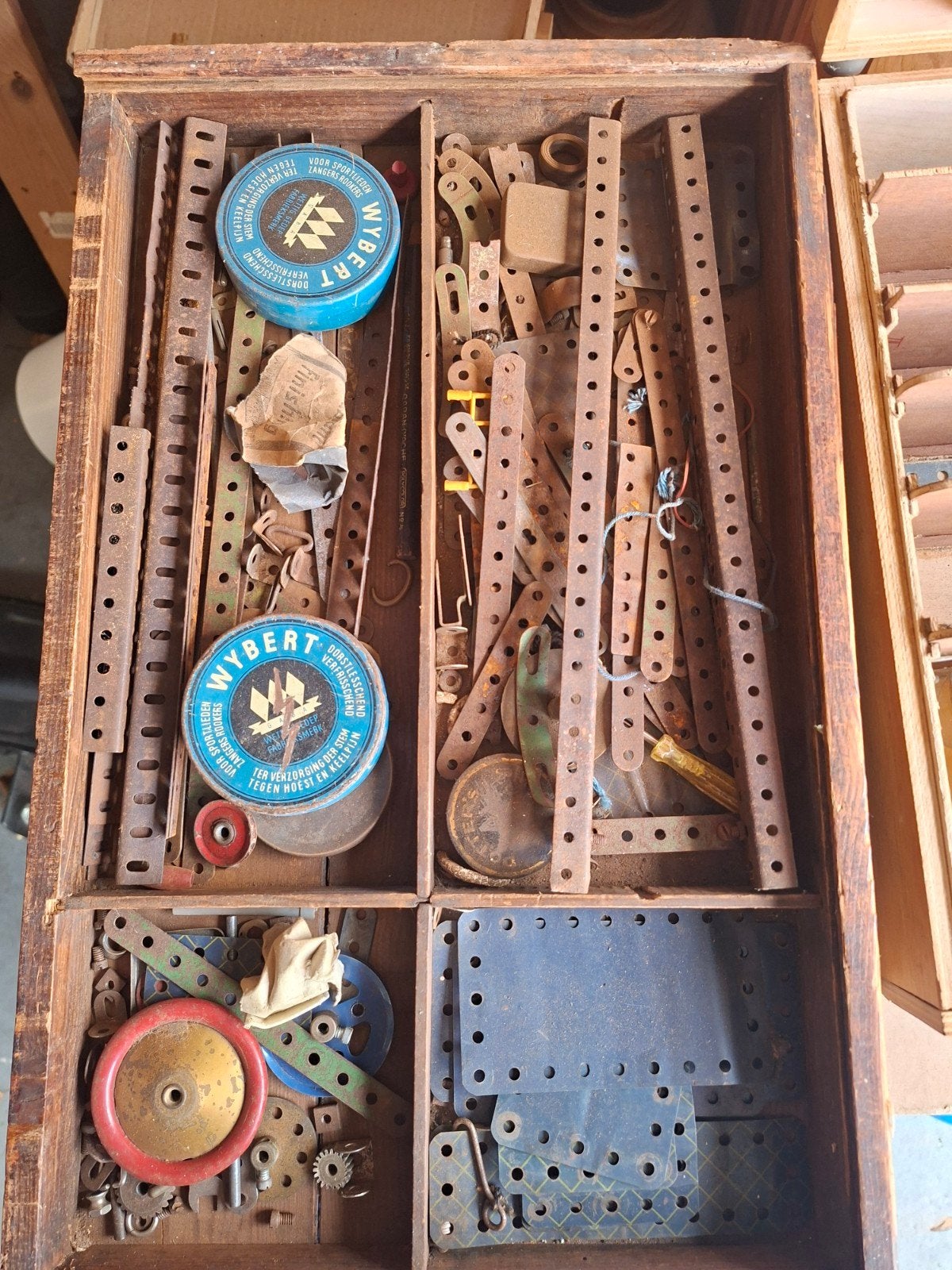 meccano, Ophalen
