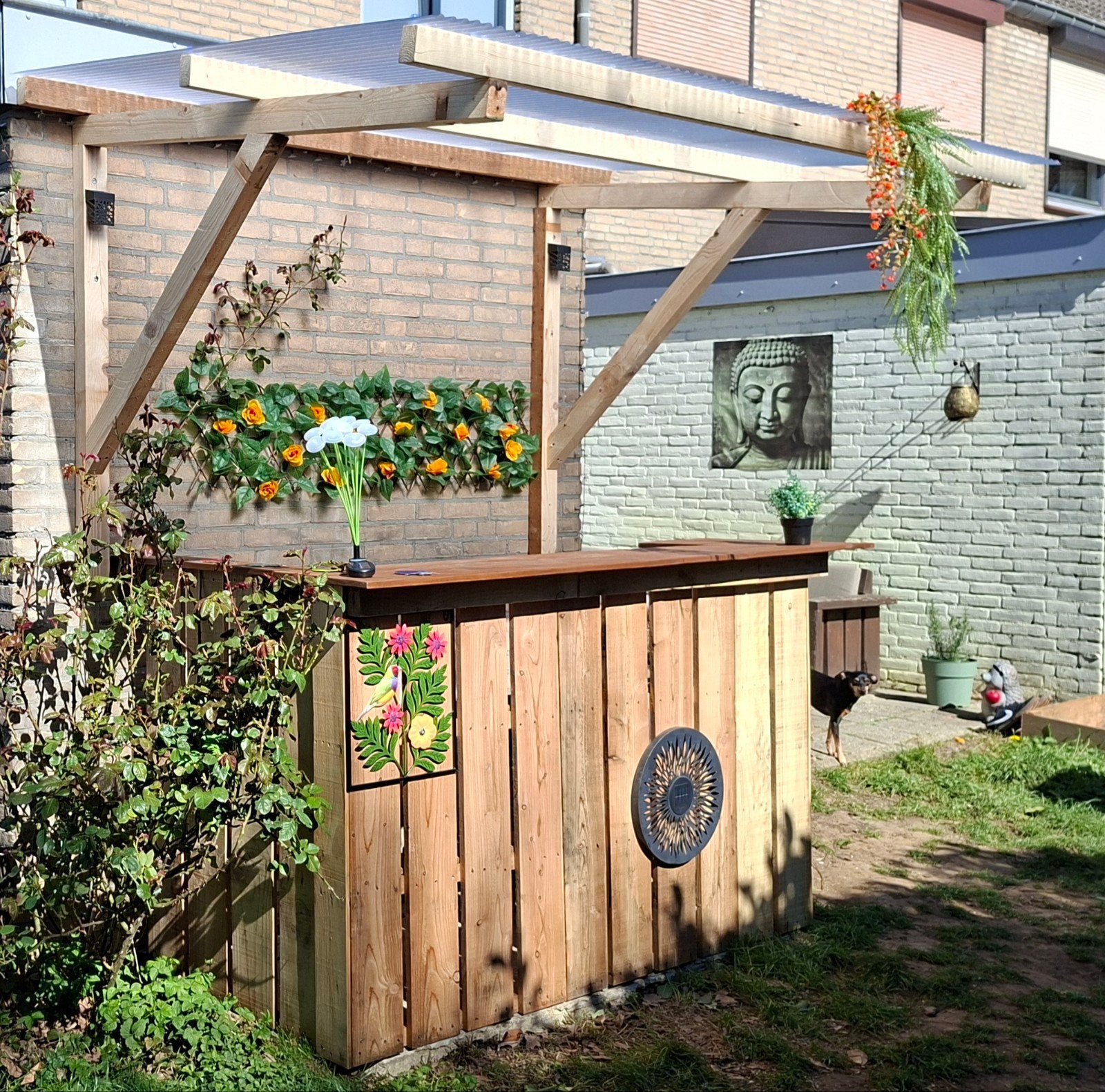 Tikkiebar incl afdak tekoop, Ophalen