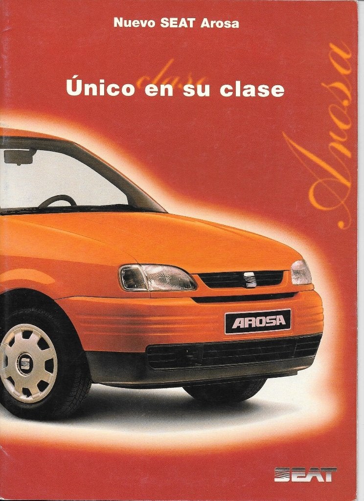 SEAT AROSA,  folder en persfoto's, Ophalen of Verzenden, Zo goed als nieuw, Overige merken