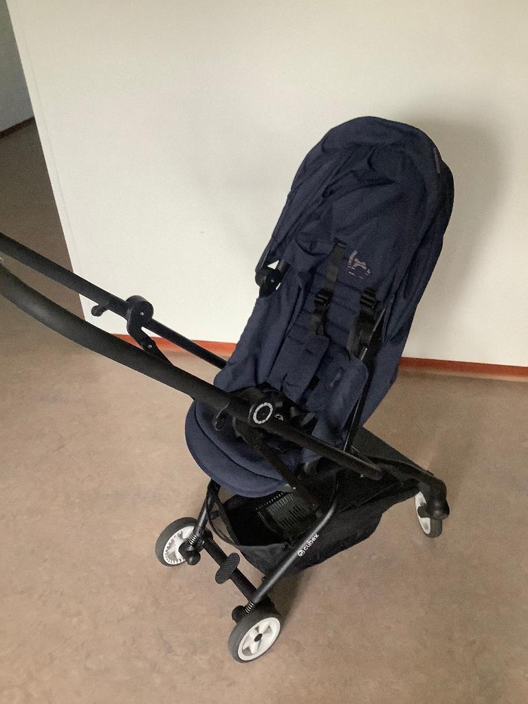 Cybex Gold Buggy Denim Blue Inklapbaar, Ophalen, Zo goed als nieuw, Overige merken, Verstelbare rugleuning