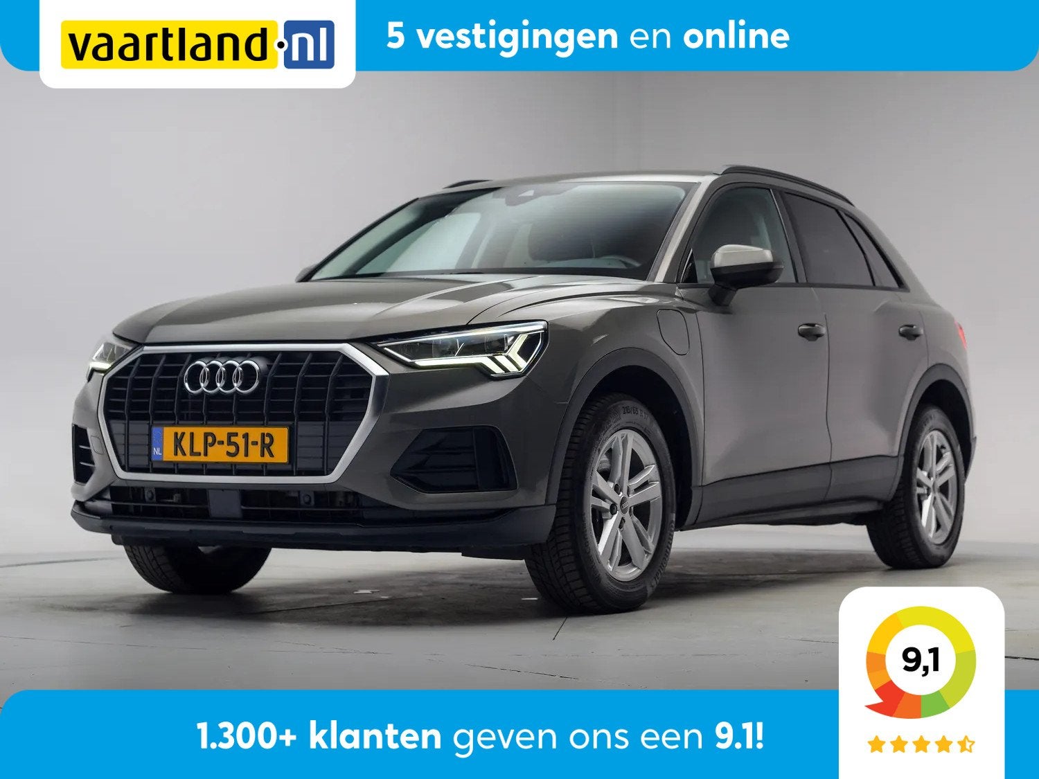 Audi Q3 45 TFSI e Advanced edition Aut. [ Navi Camera Leder, Gebruikt, Hybride Elektrisch/Benzine, 13 kWh, SUV of Terreinwagen