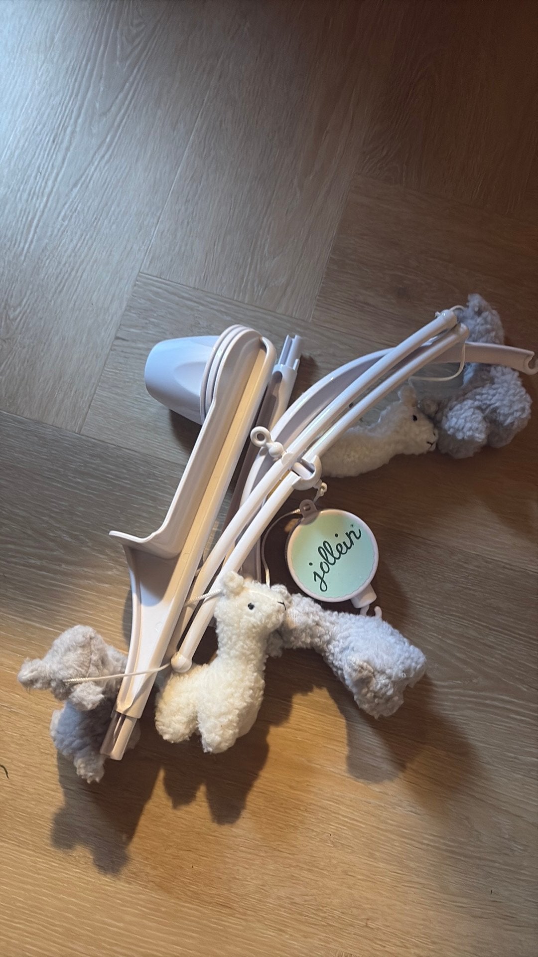 Baby mobiel Jollein met alpaca, Ophalen of Verzenden, Zo goed als nieuw, Beer