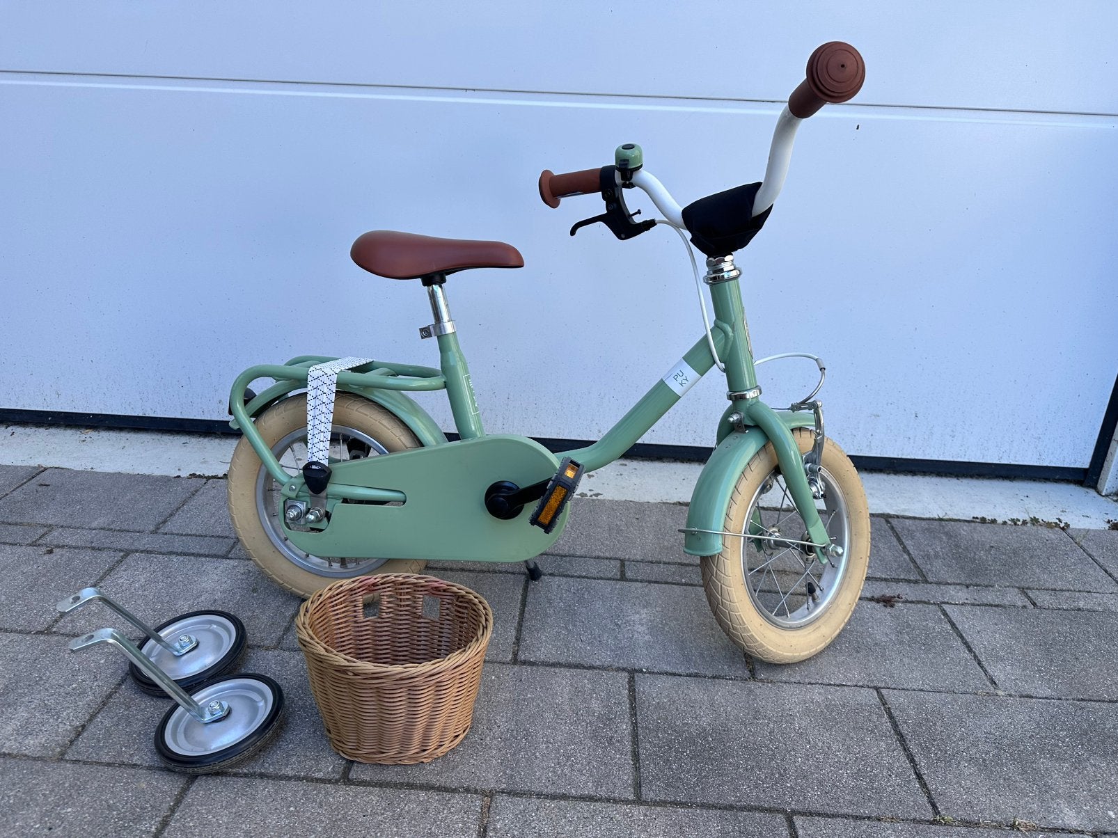 PUKY 12” | Youke classic | Groen, Ophalen, Zo goed als nieuw, Minder dan 16 inch, Zijwieltjes