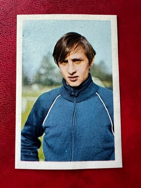 Johan Cruyff AJAX Vanderhout 1968-69-70 voetbal plaatje luxe, Ophalen of Verzenden, Zo goed als nieuw, Ajax, Poster, Plaatje of Sticker