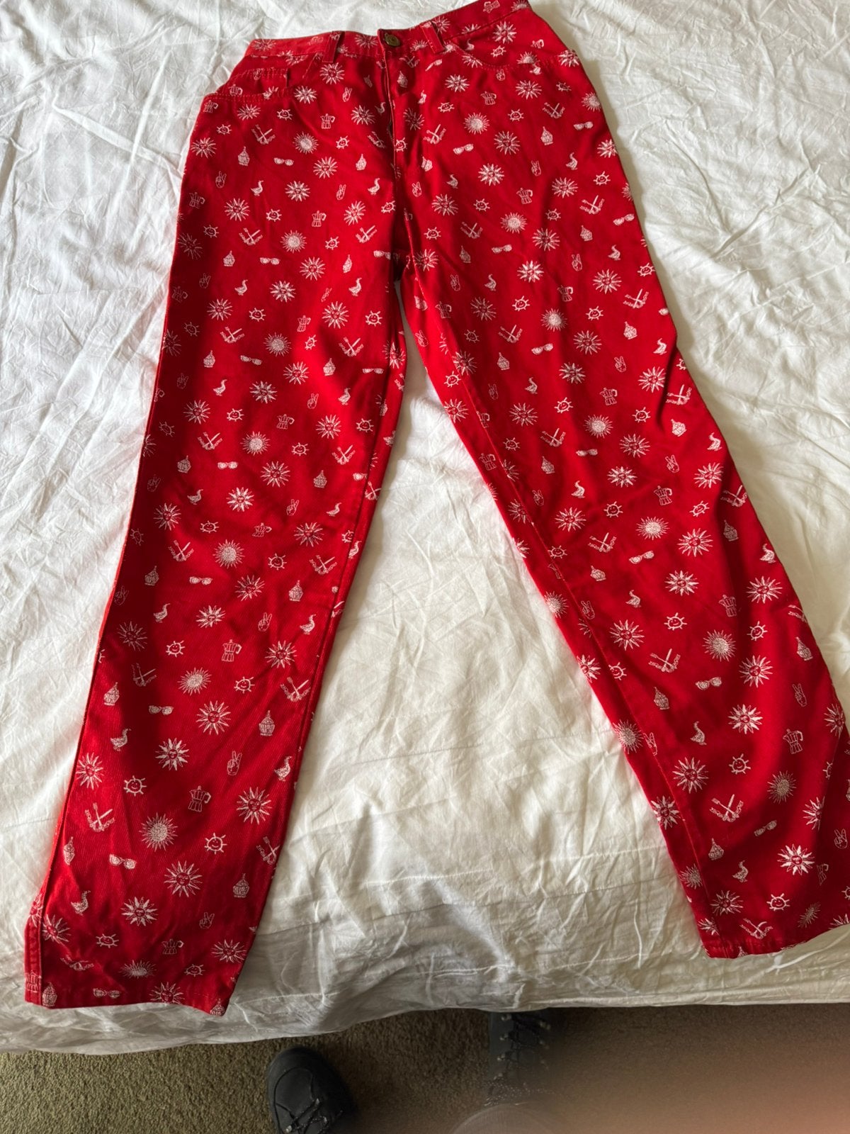 Broek Moschino maat 36-38, Ophalen of Verzenden, Zo goed als nieuw, Maat 36 (S), Lang