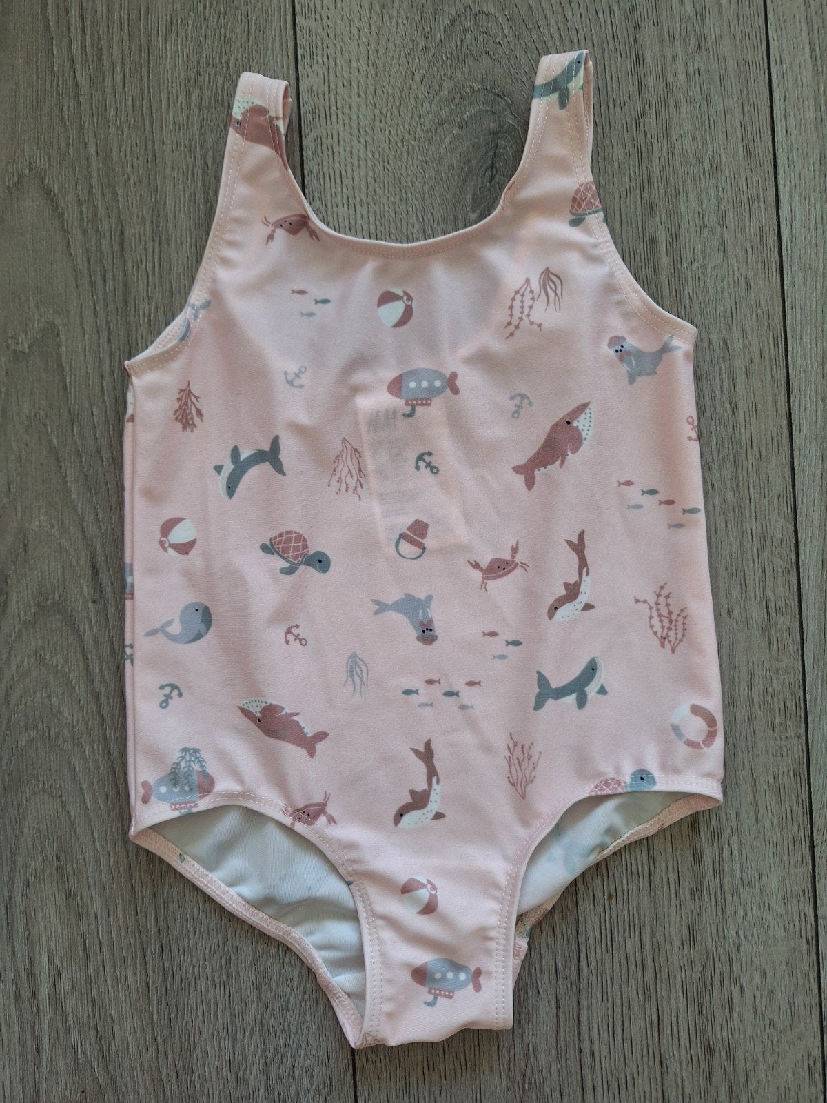 Badpak maat 86/92 H&M, Kinderen en Baby's, Babykleding | Baby-zwemkleding, Meisje, Ophalen of Verzenden, Zo goed als nieuw, Maat 86