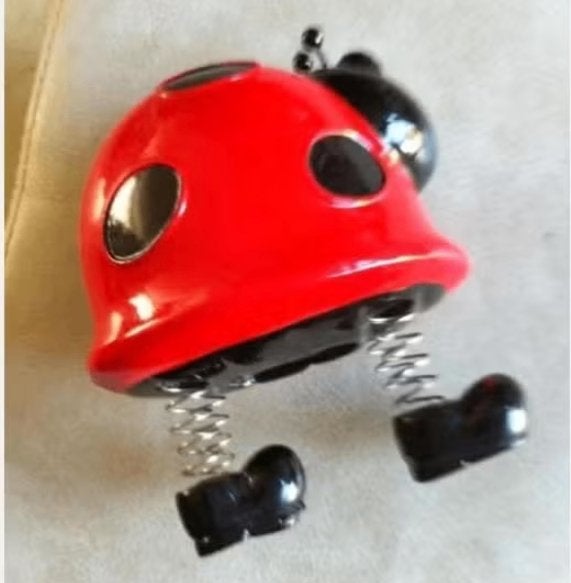Spaarpot lieveheersbeestje H 17 cm rood/zwart., Ophalen of Verzenden, Zo goed als nieuw, Overige materialen, Dier