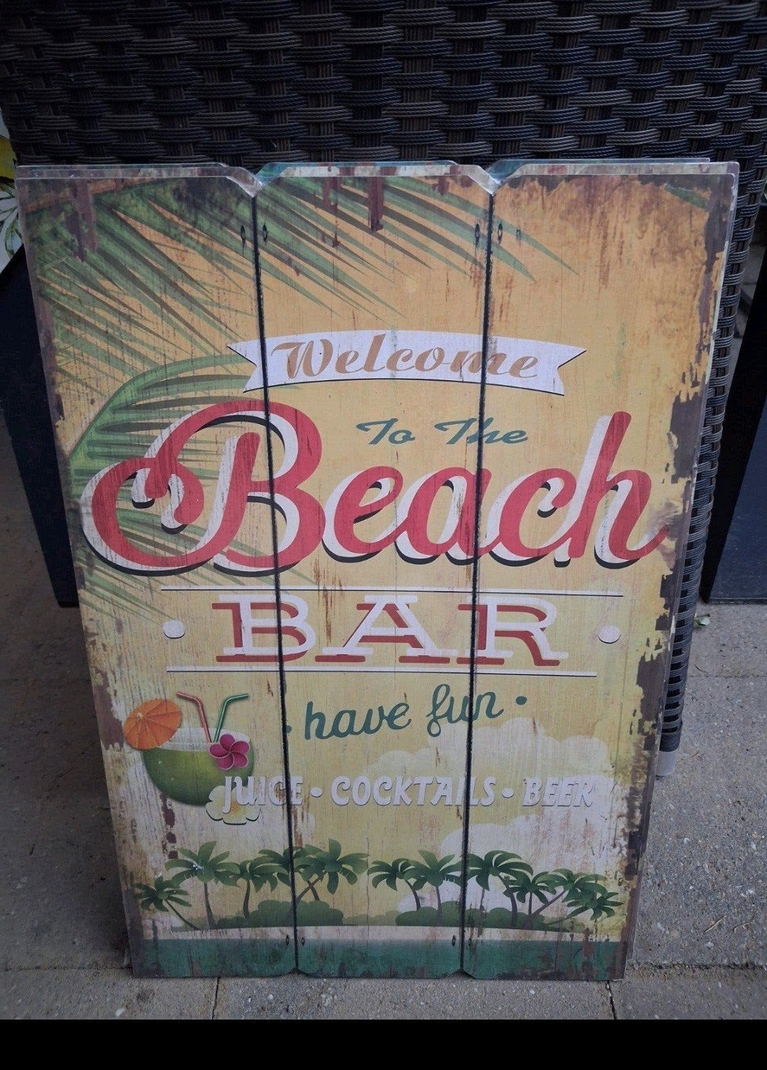 Ibiza Beach Style Wandbord
38x58 cm
Hout
Let op op de foto z, Verzenden, Nieuw, Nvt, Varios.