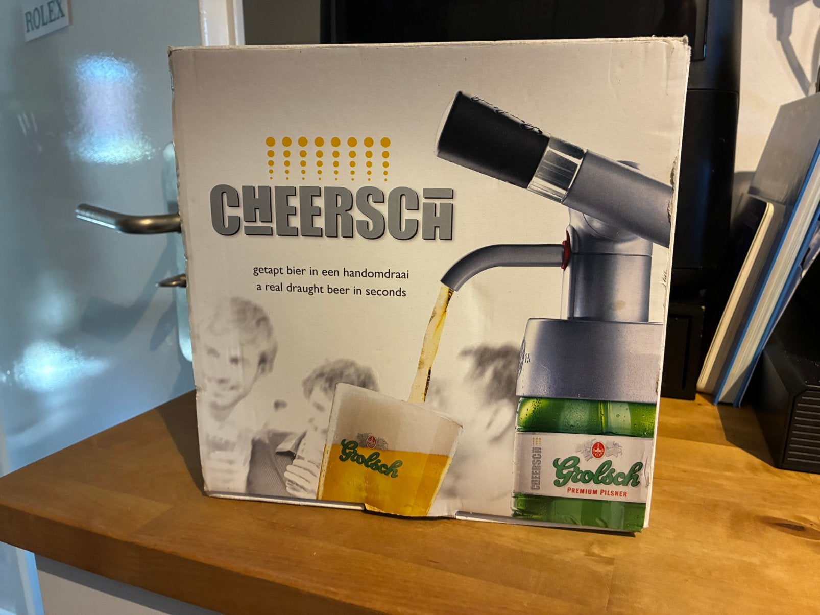 Grolsch cheersch tapje 2010 nieuw in doos, Ophalen of Verzenden, Nieuw, Grolsch