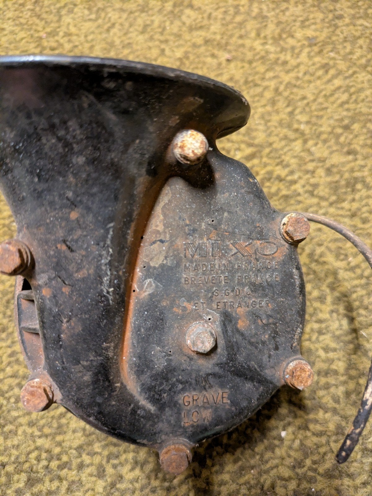 Auto Claxon Vintage Toeter Mixo, Ophalen of Verzenden, Garagekrik