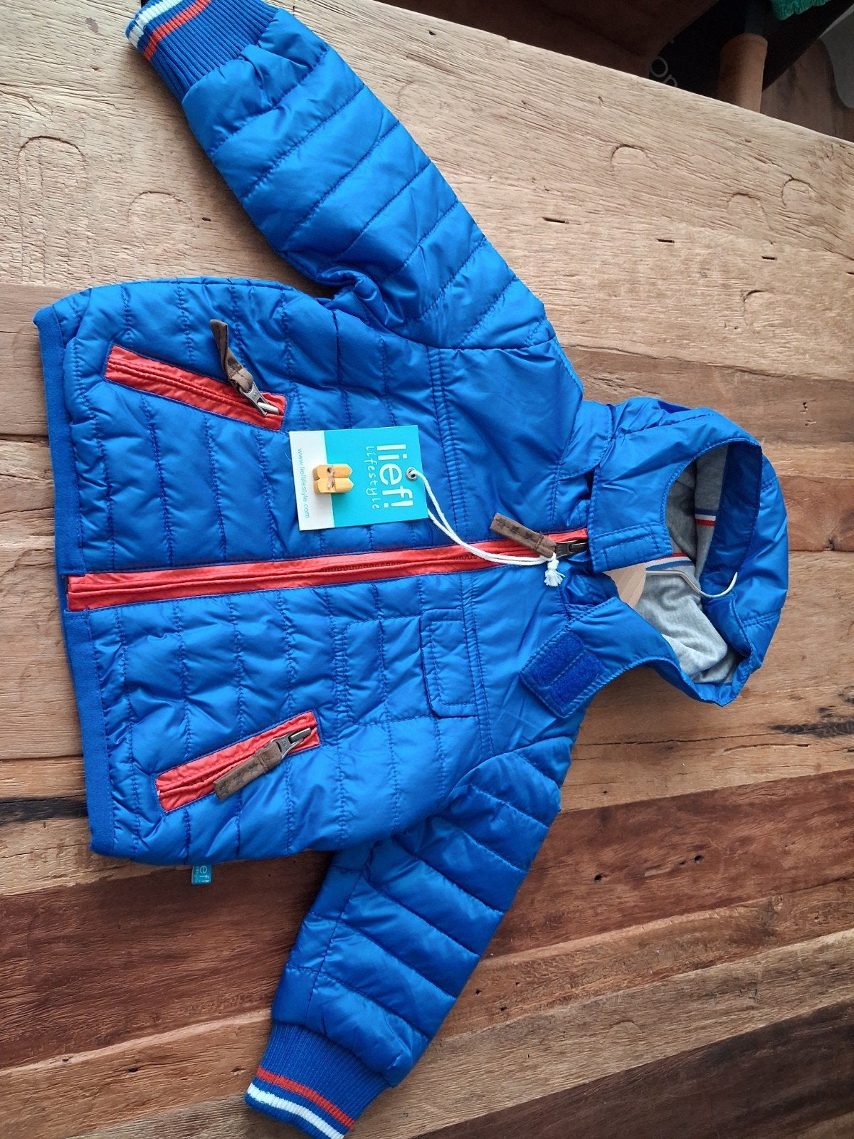 Nieuwe Lief! Lifestyle jongensjas, maat 74, blauw, Nieuw, Ophalen of Verzenden, Lief! Lifestyle, Jasje