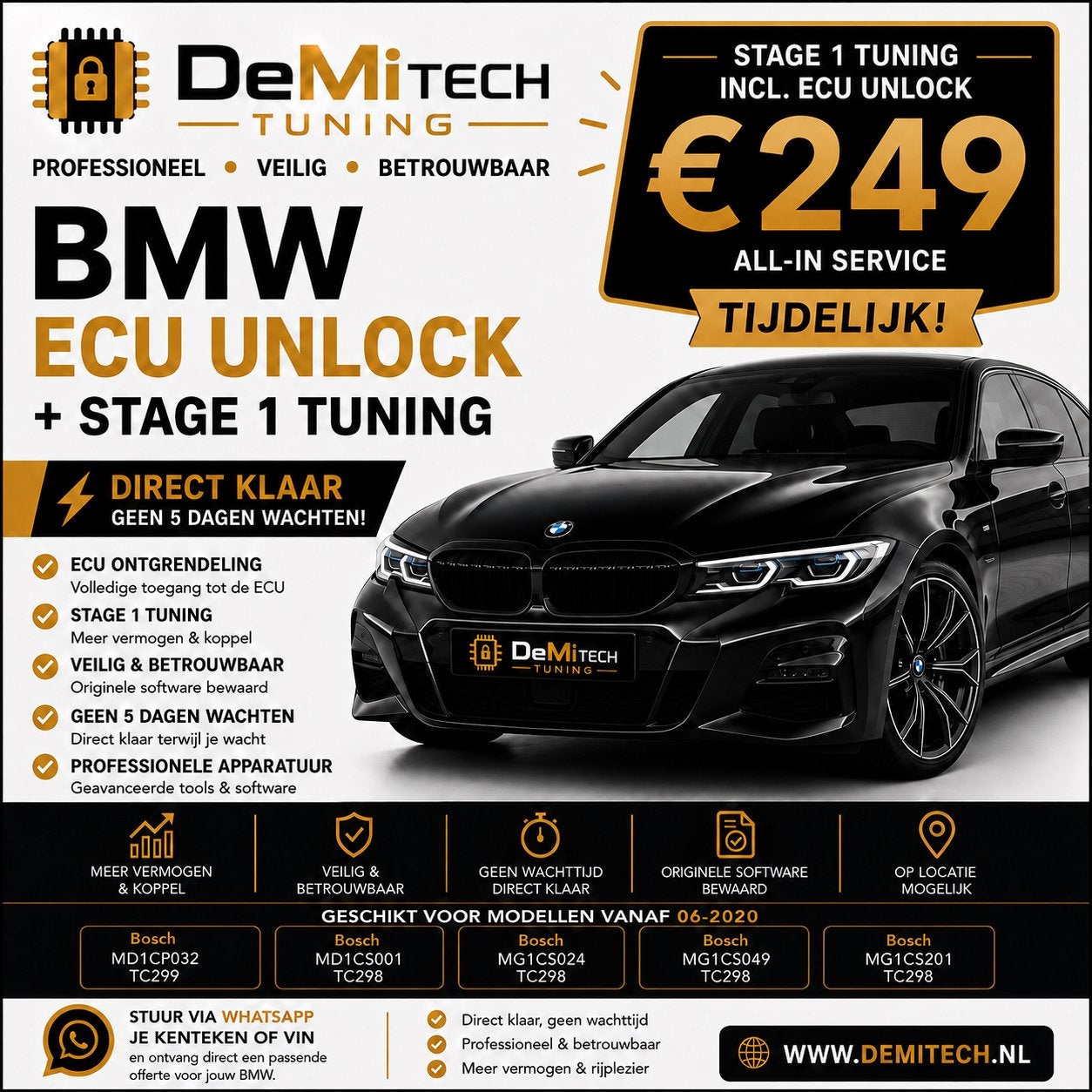 BMW G Serie Tuning + ECU Unlock bouwjaar 2020+, Auto diversen, Tuning en Styling, Ophalen