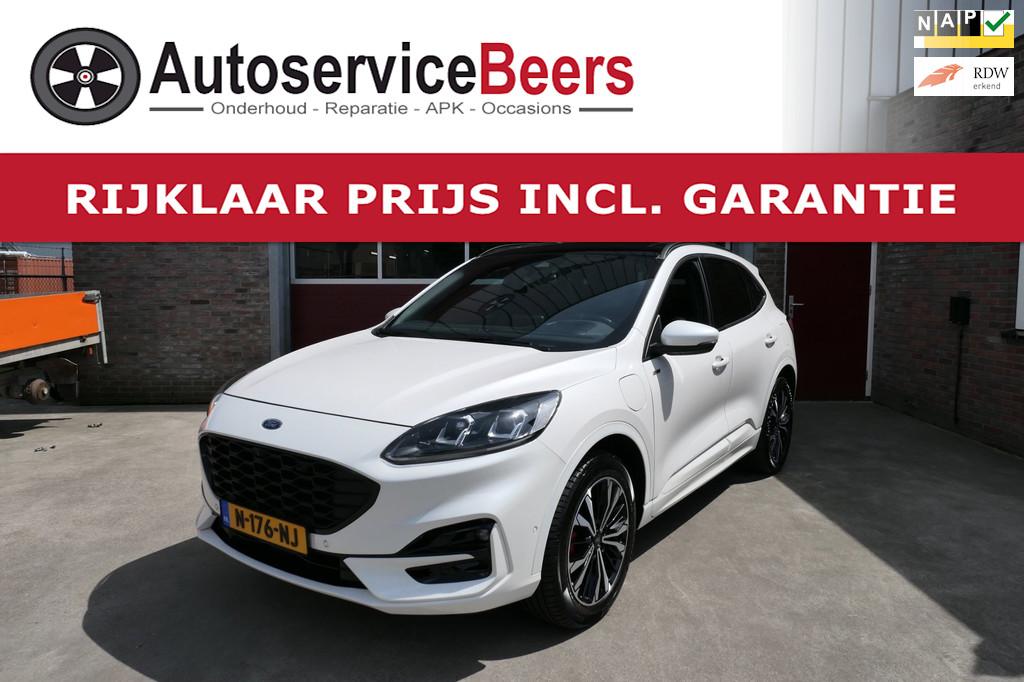 Ford Kuga 2.5 PHEV ST-Line X, Zeer Mooi!, Vol Luxe, Trekhaak, Gebruikt, 4 cilinders, Wit, Bedrijf