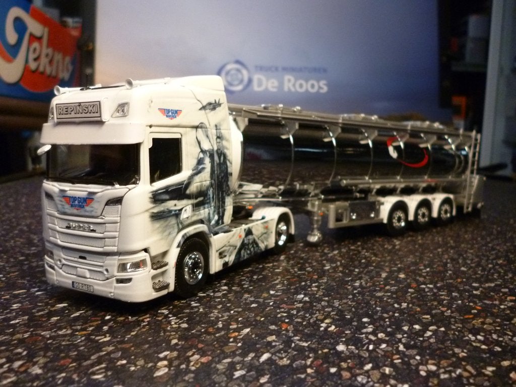 Tekno Scania Next Gen Repsinski Top Gun met certificaat, Ophalen of Verzenden, Nieuw, Bus of Vrachtwagen, Tekno