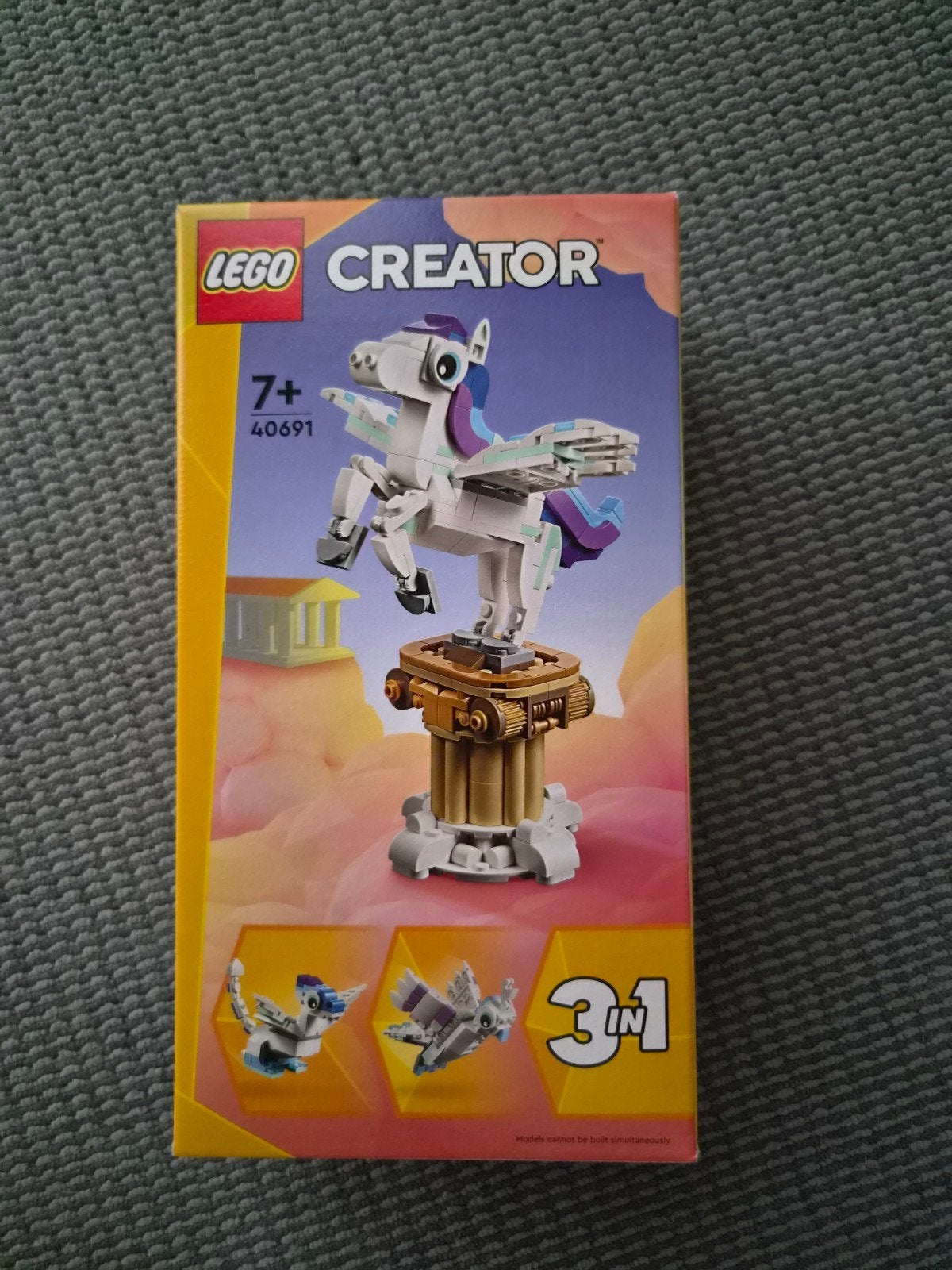LEGO Creator 40691 Mythische Eenhoorn 3-in-1 (1x gebouwd), Ophalen of Verzenden, Zo goed als nieuw, Overige merken