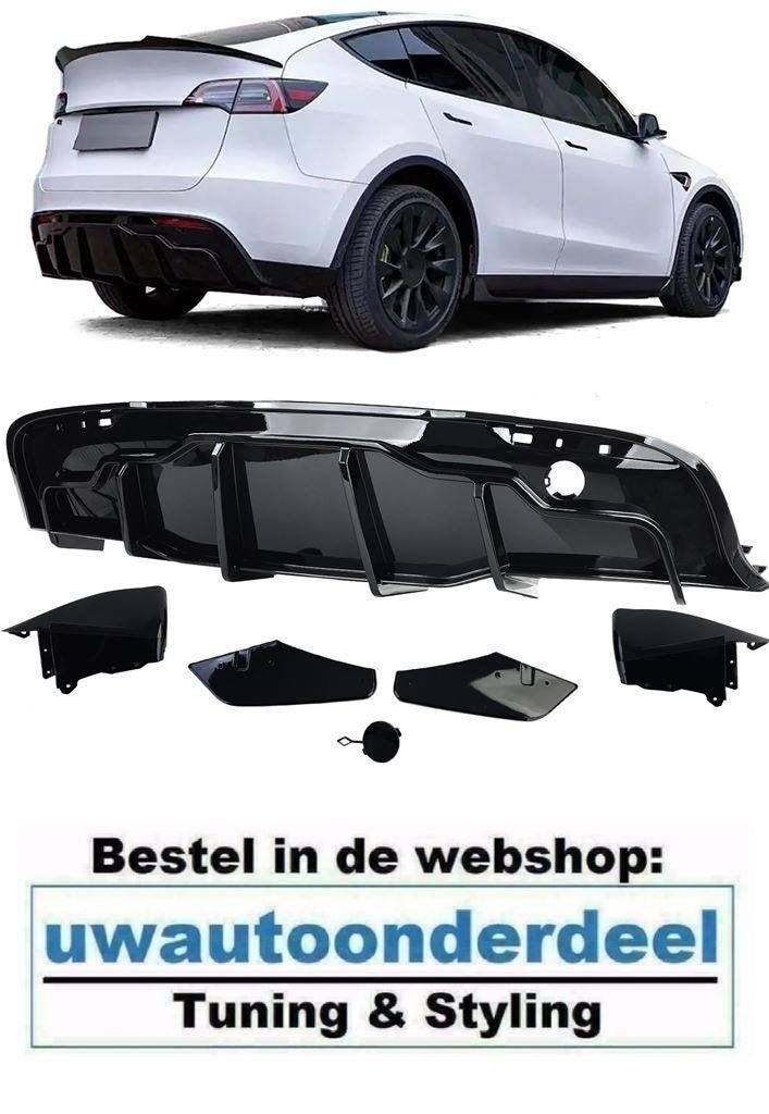 Achter Spoiler Diffuser Glans Zwart Voor Tesla Model Y, Verzenden, Automotive Parts, A.parts@hotmail.nl, Trasmolenlaan 12 3447 GZ Woerden
