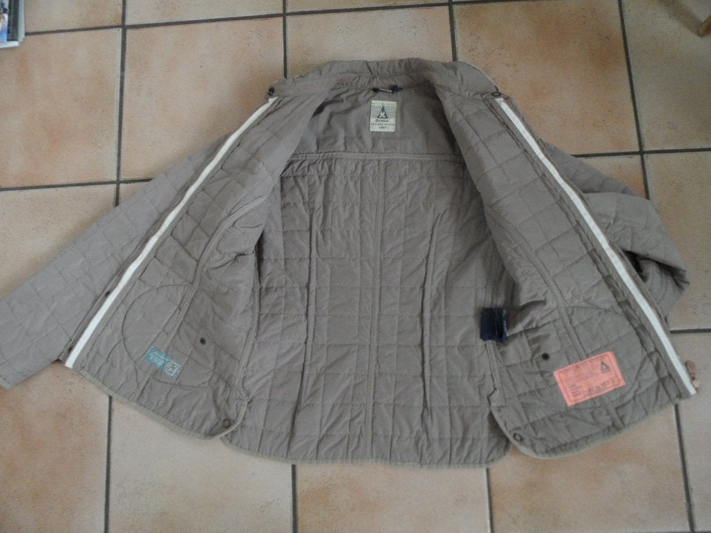Stijlvolle gewatteerde jas van GAASTRA, maat M-L, Maat 38/40 (M), Gaastra, Beige, Ophalen of Verzenden
