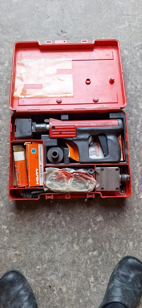 Hilti Schiethamer DX650 in koffer met accessoires, Ophalen of Verzenden