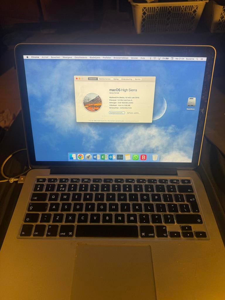MacBook Pro (Retina, 13-inch, Late 2013) - 8GB/256GB, Computers en Software, Apple Macbooks, MacBook Pro, Gebruikt, 256 GB, 2 tot 3 Ghz