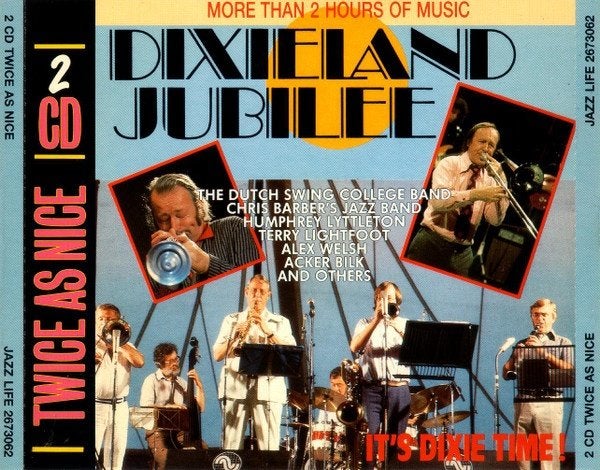 dubbel C.D. (1988) Dixieland Jubilee, Inclusief boekje, Gebruikt, Ophalen of Verzenden, Jazz