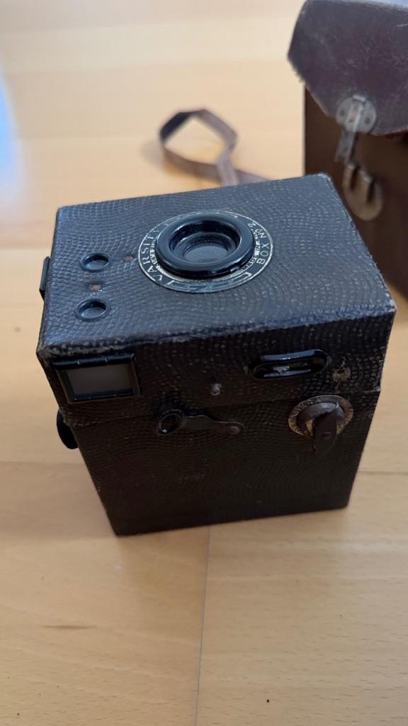 Coronet Varsity No. 2 Box camera 1935, Ophalen, Gebruikt, Compact, Overige Merken