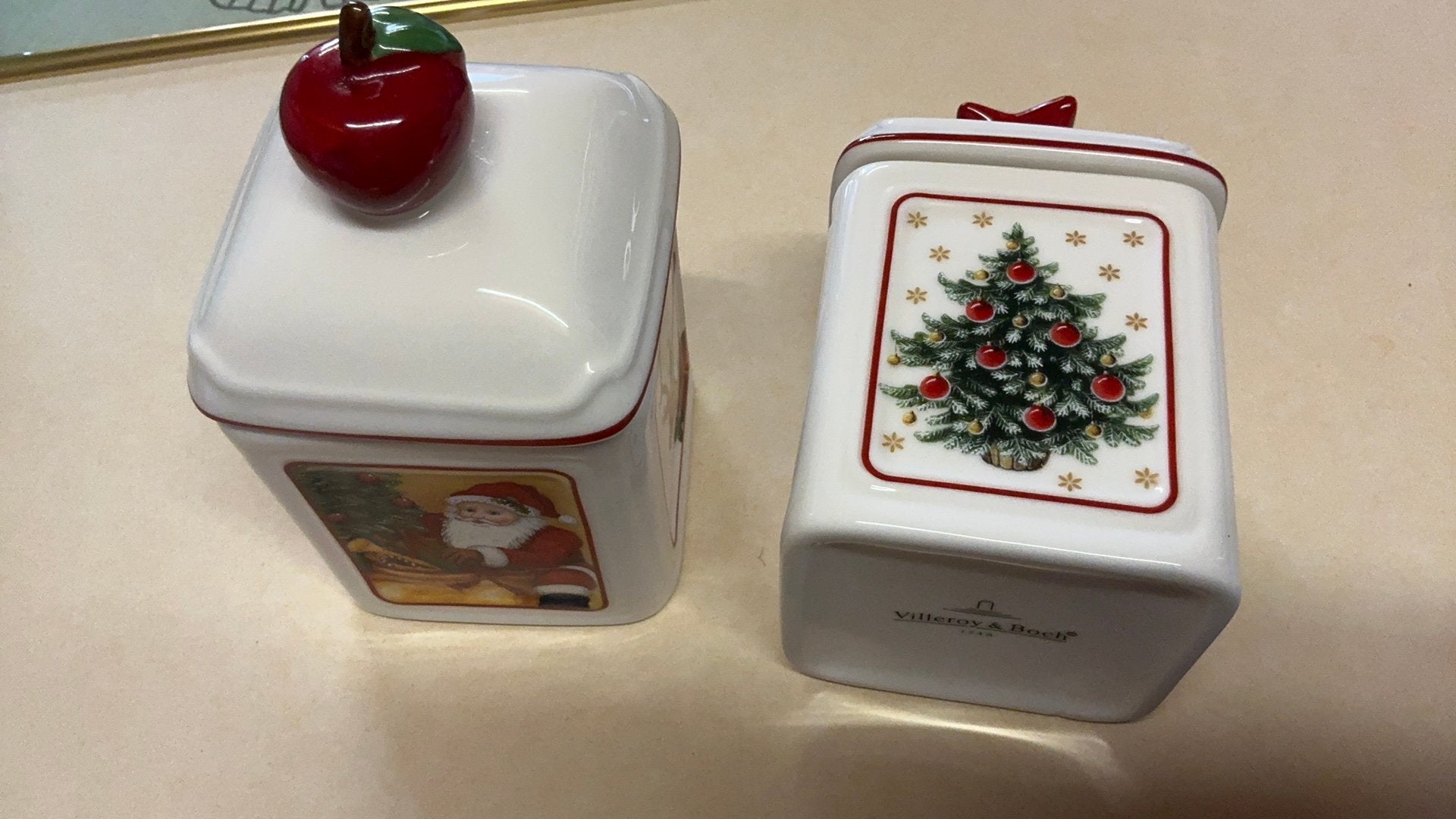 Villeroy en Boch, set Kerst jampotjes,, Diversen, Kerst, Ophalen, Nieuw