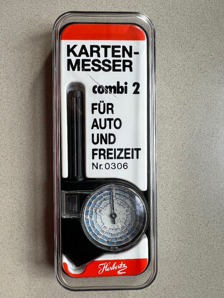 Curvimeter / afstandsmeter van Herbertz vintage, Antiek en Kunst, Ophalen