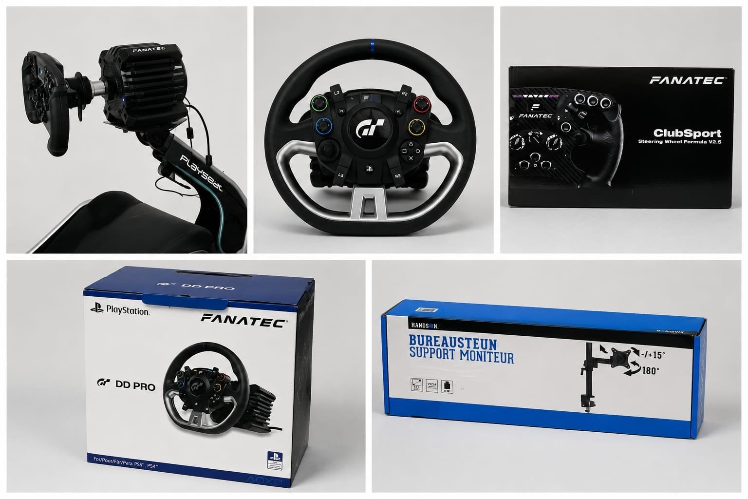 Foto 3 van Fanatec DD Pro Racestuur met Playseat en accessoires