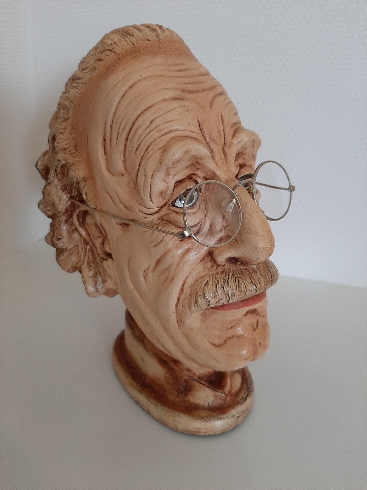 Vintage buste Albert Einstein borstbeeld, Ophalen of Verzenden