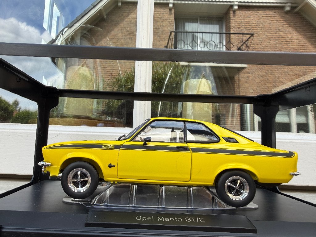 1:18 Opel Manta A GT/E geel 1975 Norev 183638, Auto, Norev, 70-72 Av. de Bohlen, Vaulx-en-Velin, 69120, France, Norev