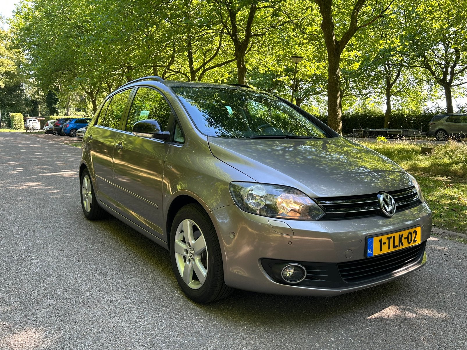Volkswagen Golf Plus 1.2 TSI 77KW DSG 2012 Bruin, 1300 kg, 4 cilinders, Leder en Stof, Parkeersensor