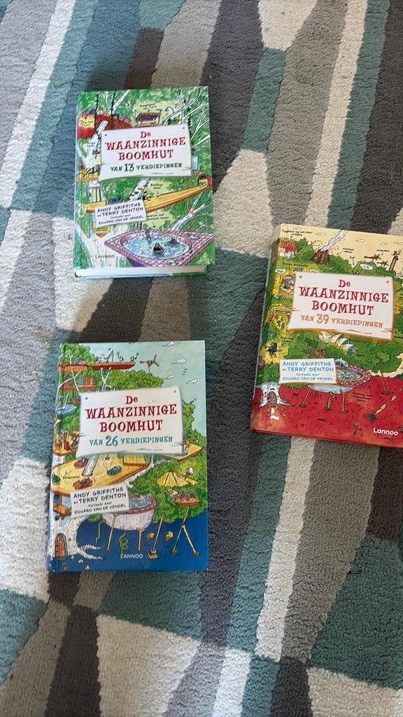 De waanzinnige boomhut boeken deel 1, 2 en 3, Ophalen of Verzenden, Gelezen, Fictie algemeen